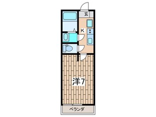 カインドネス港南中央の物件間取画像